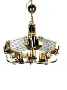 Brass chandelier by Bakalowits & Söhne,