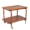 Poul Hundevad Serving Trolley in teck