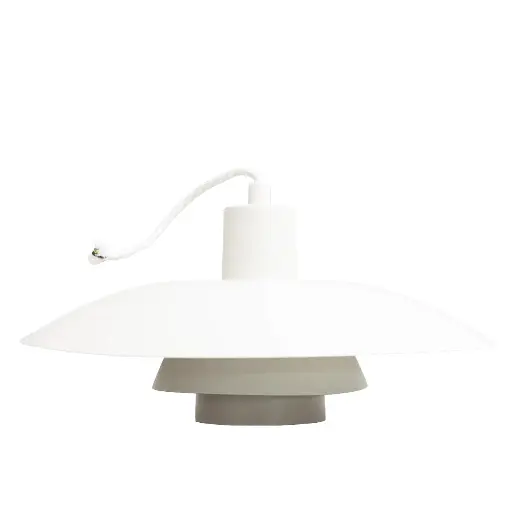 White PH-4/3 pendant designed by Poul Henningsen and edited by Louis Poulsen